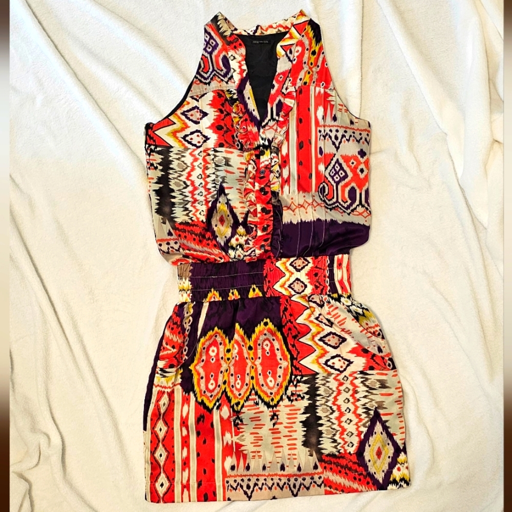 MILLY NEW YORK Dress 100% silk